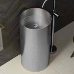 Schnelle Sch S8823 Chrome Monoblok Oval Çelik Lavabo