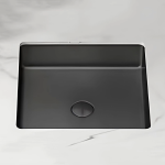 Schnelle Sch BK204 Black Tezgah Altı Kare Çelik Lavabo
