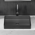 Schnelle Sch BK5502 Black Tezgah Üstü Dikdörtgen Çelik Lavabo