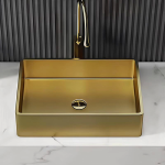 Schnelle Sch B5514 Rustik Tezgah Üstü Dikdörtgen Çelik Lavabo