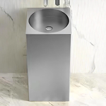 Schnelle Sch S8816 Chrome Kare Monoblok Çelik Lavabo