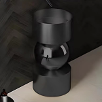 Schnelle Sch BK8828 Black Oval Monoblok Çelik Lavabo