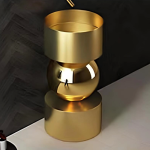 Schnelle Sch G8828 Gold Oval Monoblok Çelik Lavabo