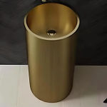 Schnelle Sch B8831 Rustik Oval Monoblok Çelik Lavabo