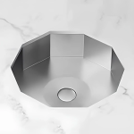 Schnelle Sch S206 Chrome Tezgah Altı Hegzagon Çelik Lavabo