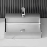 Schnelle Sch S5505 Tezgah Üstü Dikdörtgen Çelik Lavabo