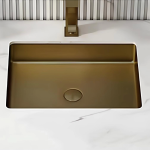 Schnelle Sch B202 Rustik Tezgah Altı Dikdörtgen Çelik Lavabo